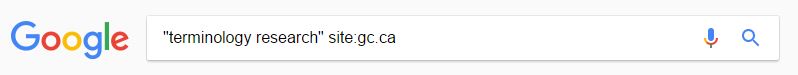 terminology research